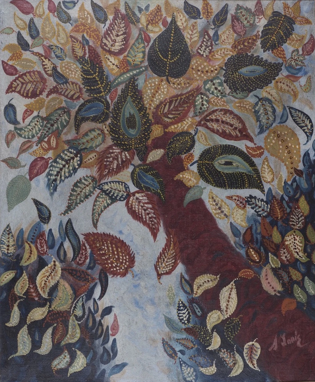 Arbre avec feuilles d'automne - Séraphine Louis