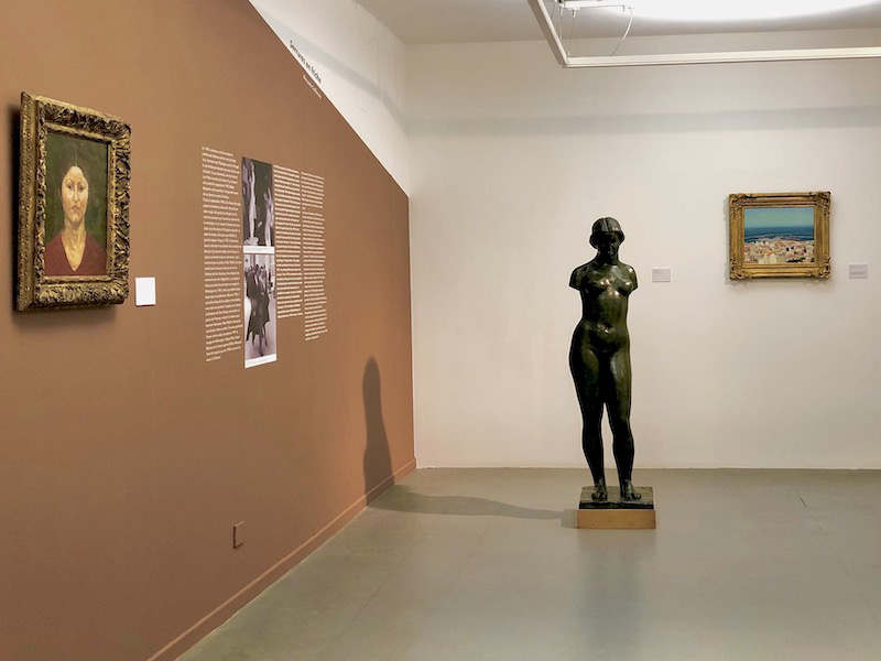 Aristide Maillol and Dina Vierny at the Musée d’Art Moderne in Collioure.