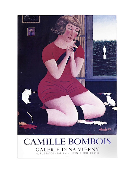 Poster of the exhibition "Camille Bombois" 1951