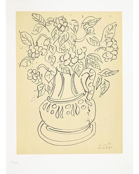 Matisse マティス　DESSINS GALERIE DINA VIERNY Galerie Dina Vierny after Henri Matisse, 1982 – Mourlot Editions