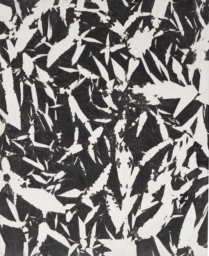 Simon Hantaï, Étude, 1969, Oil on canvas, 47 x 38 cm