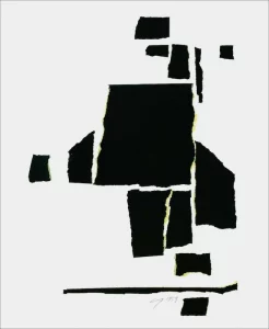 Charles Pollock Black Collage, 1959