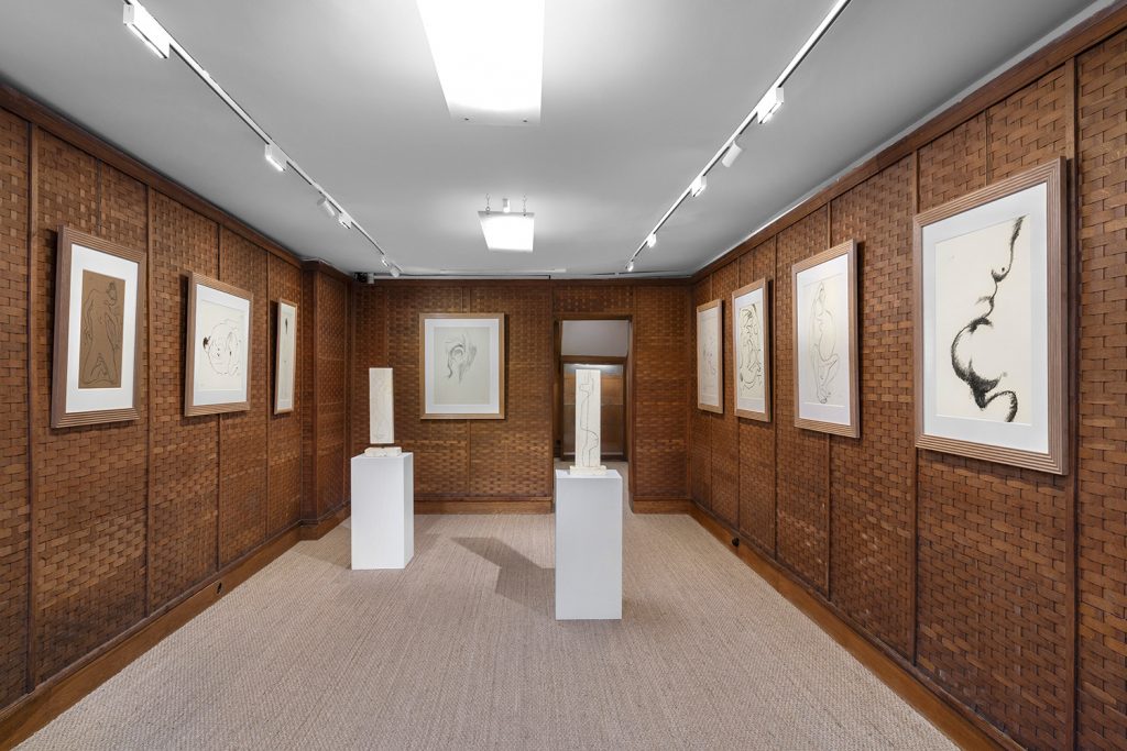 Vue d'exposition - Robert Couturier - Le dessins en liberté